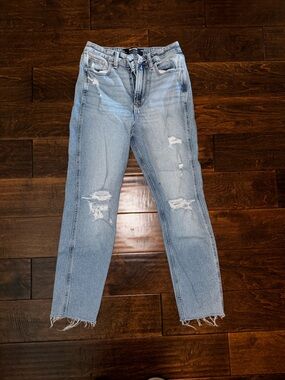 Hollister Light Blue Distressed Skinny Jeans
